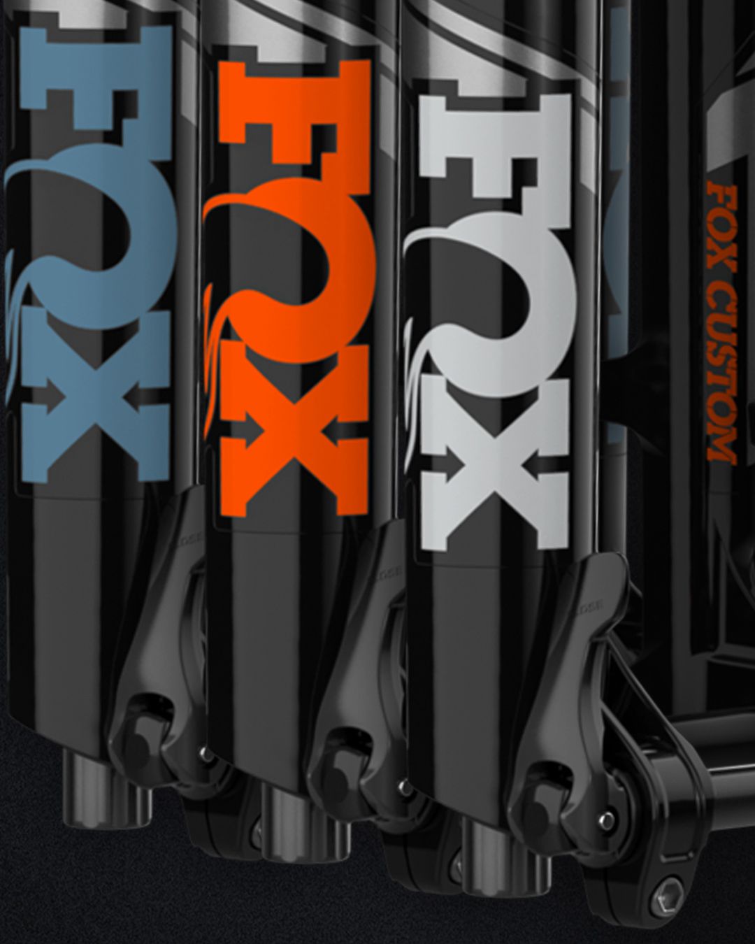 Quieres tu suspensión a juego FOX presenta nuevos colores de adhesivos detalle