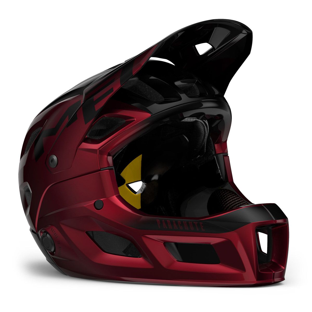 Cascos Met 2022. Los tres pilares MTB MET PARACHUTE MCR RED BLACK METALLIC GLOSSY