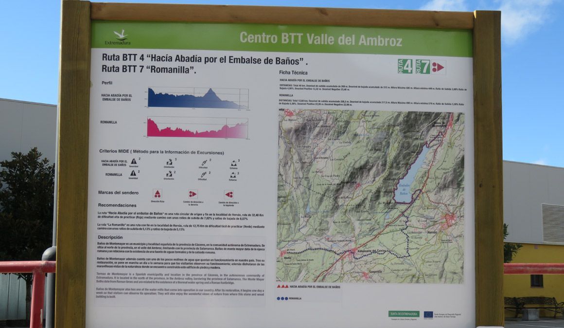 abierto un centro btt en el valle del ambroz