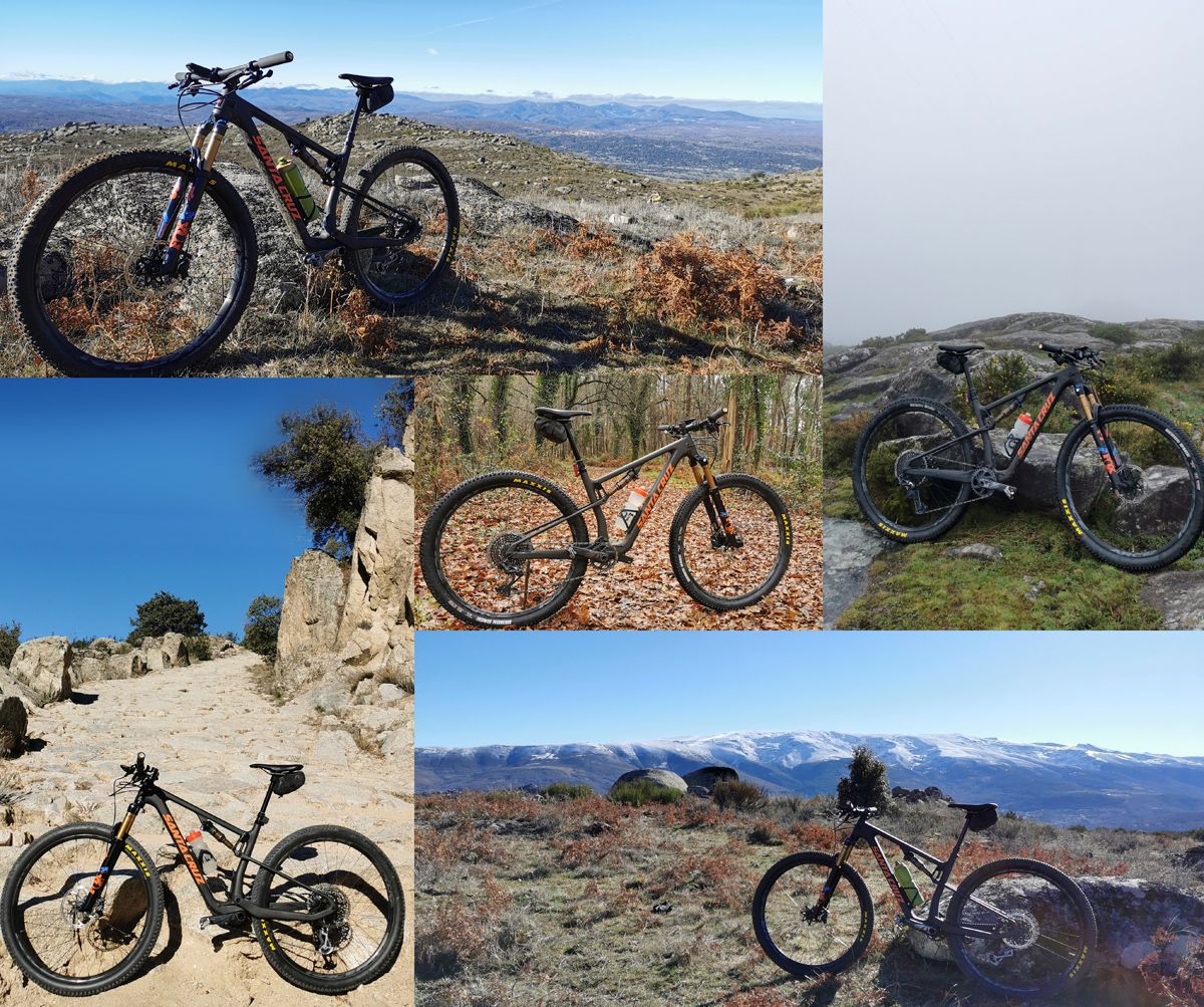Prueb. 1.500 km con la Santa Cruz Blur TR. Distintos escenarios Prueb. 1.500 km con la Santa Cruz Blur TR. Distintos escenarios
