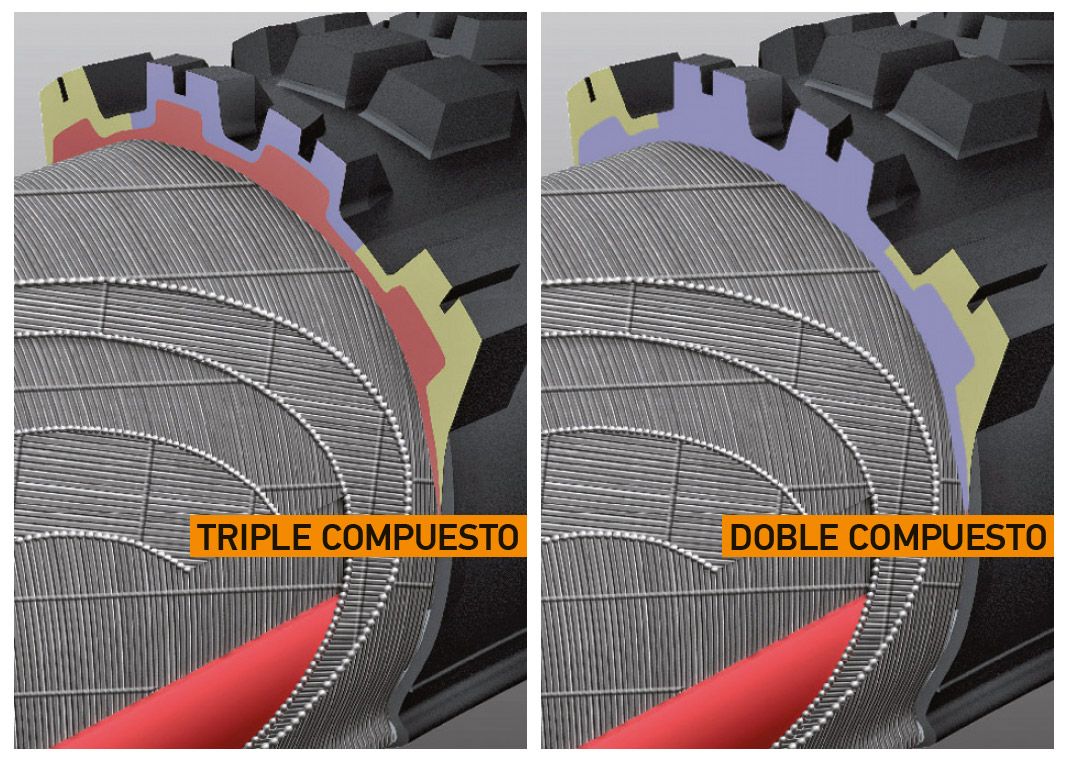 Compuestos de Maxxis. Entender sus diferencias detalle