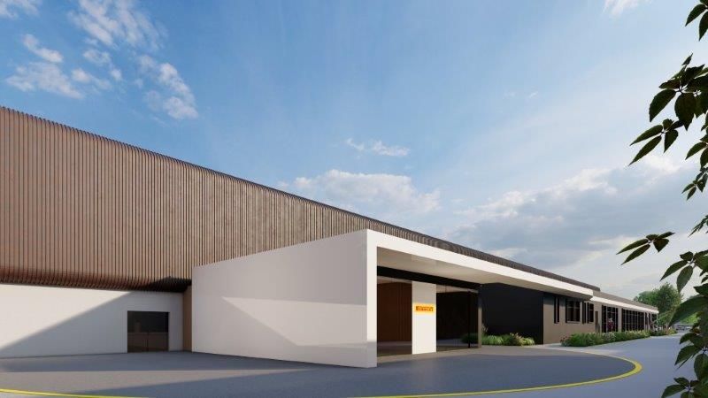 Pirelli Bollate Plant rendering 
