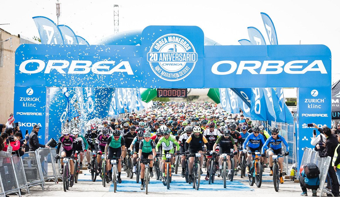 8000 participantes en la Orbea Monegros