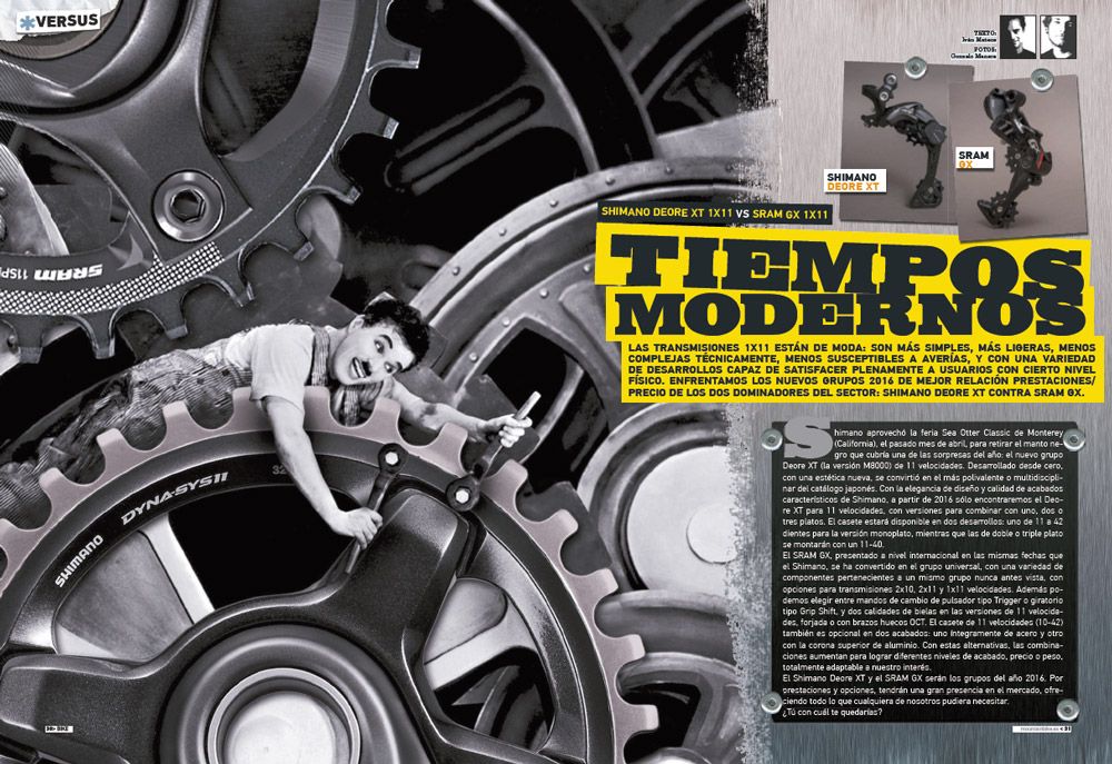 Bike 282 Tiempos Modernos shimano Deore XT Versus SRAM GX 1x11 2015 Bike 282 Tiempos Modernos shimano Deore XT Versus SRAM GX 1x11 2015