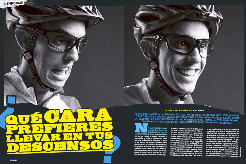 Bike 292 que cara prefieres llevar en los descensos 14 tijas telescopicas 2016 Bike 292 que cara prefieres llevar en los descensos 14 tijas telescopicas 2016