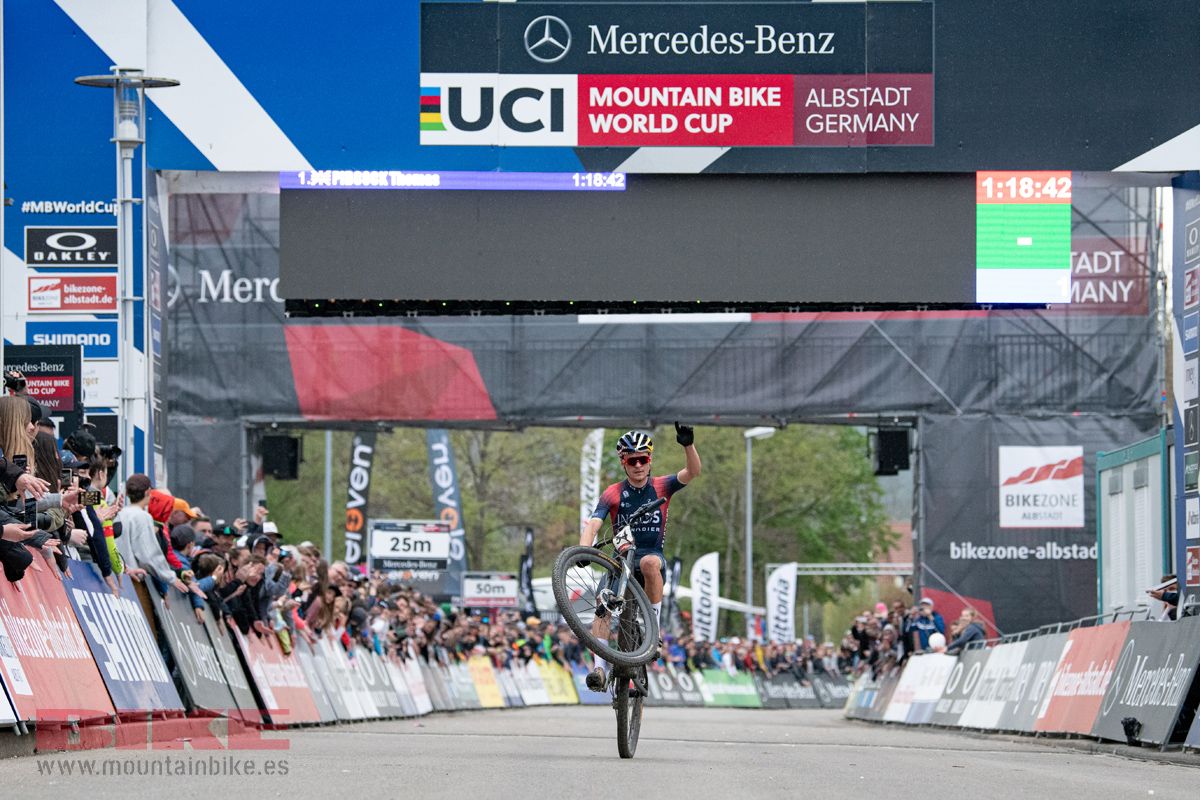 El británico Tom Pidcock volvió al MTB tras los JJOO de Tokio y pudo hacerlo con celebración