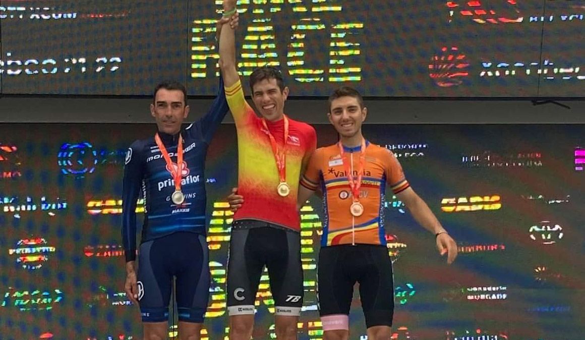 roberto bou se llevo el titulo de campeon de espana xcum en la lalin bike race