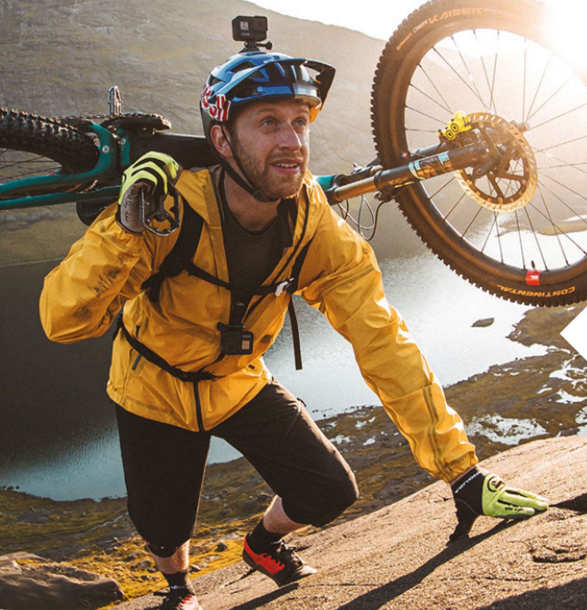 Danny MacAskill con su Endura MT500 Danny MacAskill con su Endura MT500