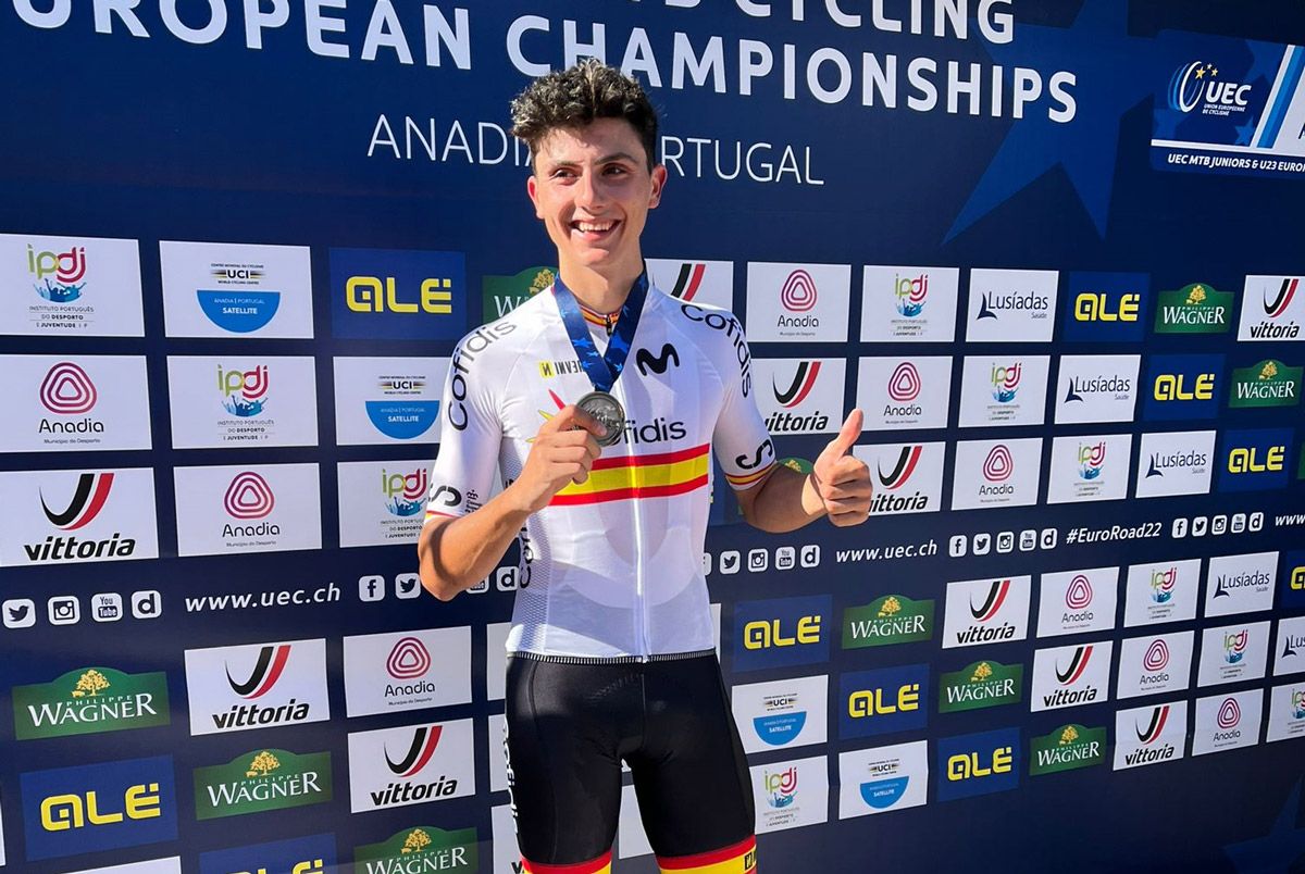 David Campos, subcampeón de Europa XCC detalle