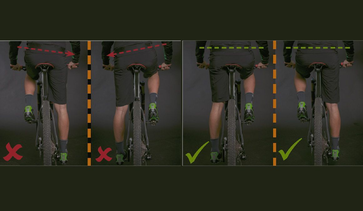 Este movimiento indica que hay que reajustar algo en la bici