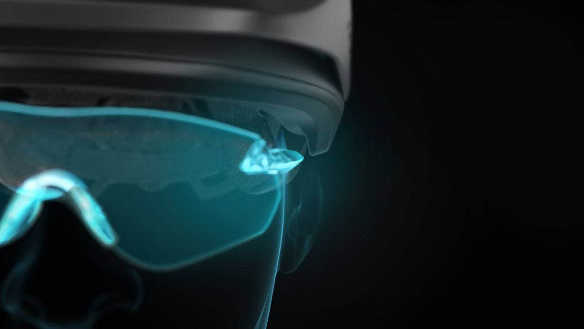 Lazer presenta el nuevo Coyote con KinetiCore detalle gafas