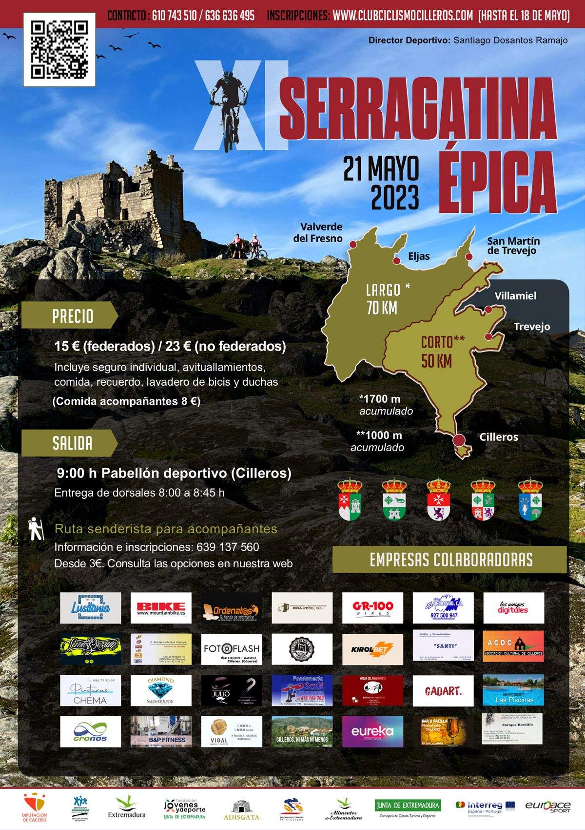 Serragatina 2023 abre inscripciones cartel