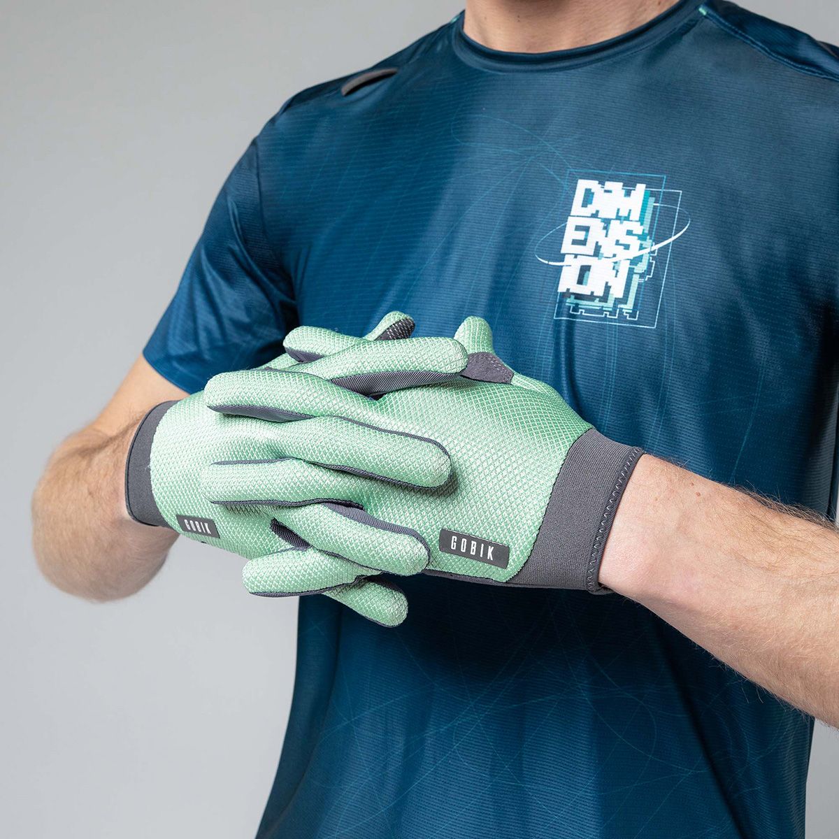 Guantes Lynx unisex Hint Green Caps Dimension Gobik 3