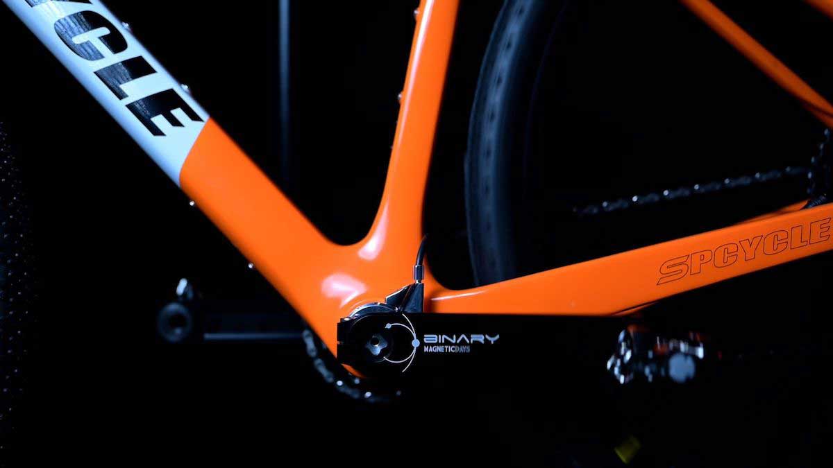 Así se ve el sistema Binary Gear por el lado izquierdo de la bici