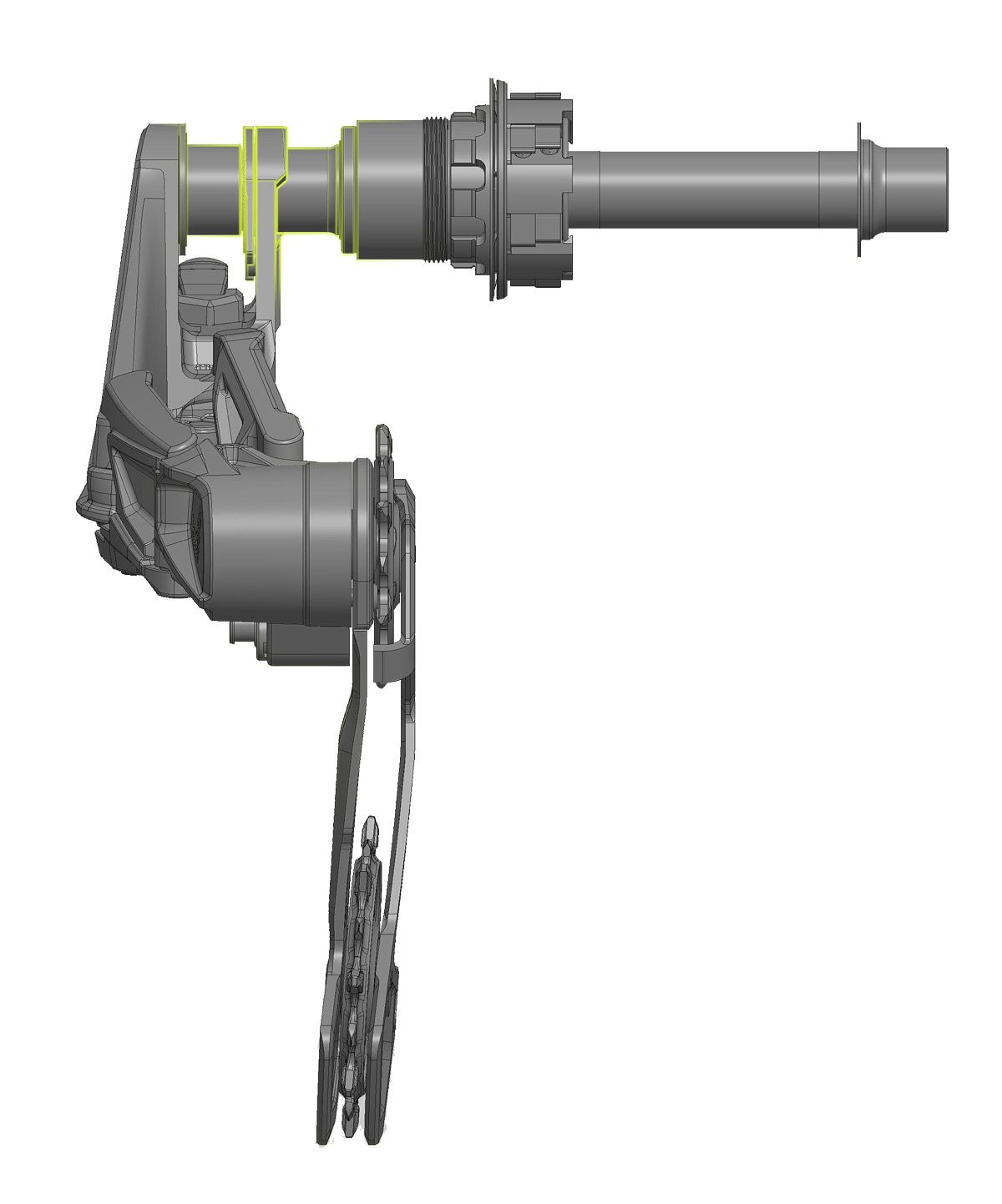 SRAM presenta el GX Eagle Transmission  SM GFC TRANS HUBAXLE