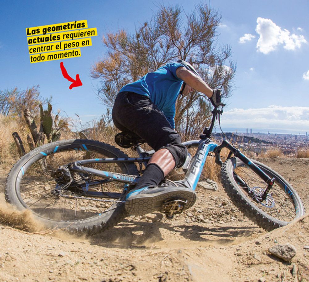 Cómo evitar una dirección inestable al hacer MTB detalle