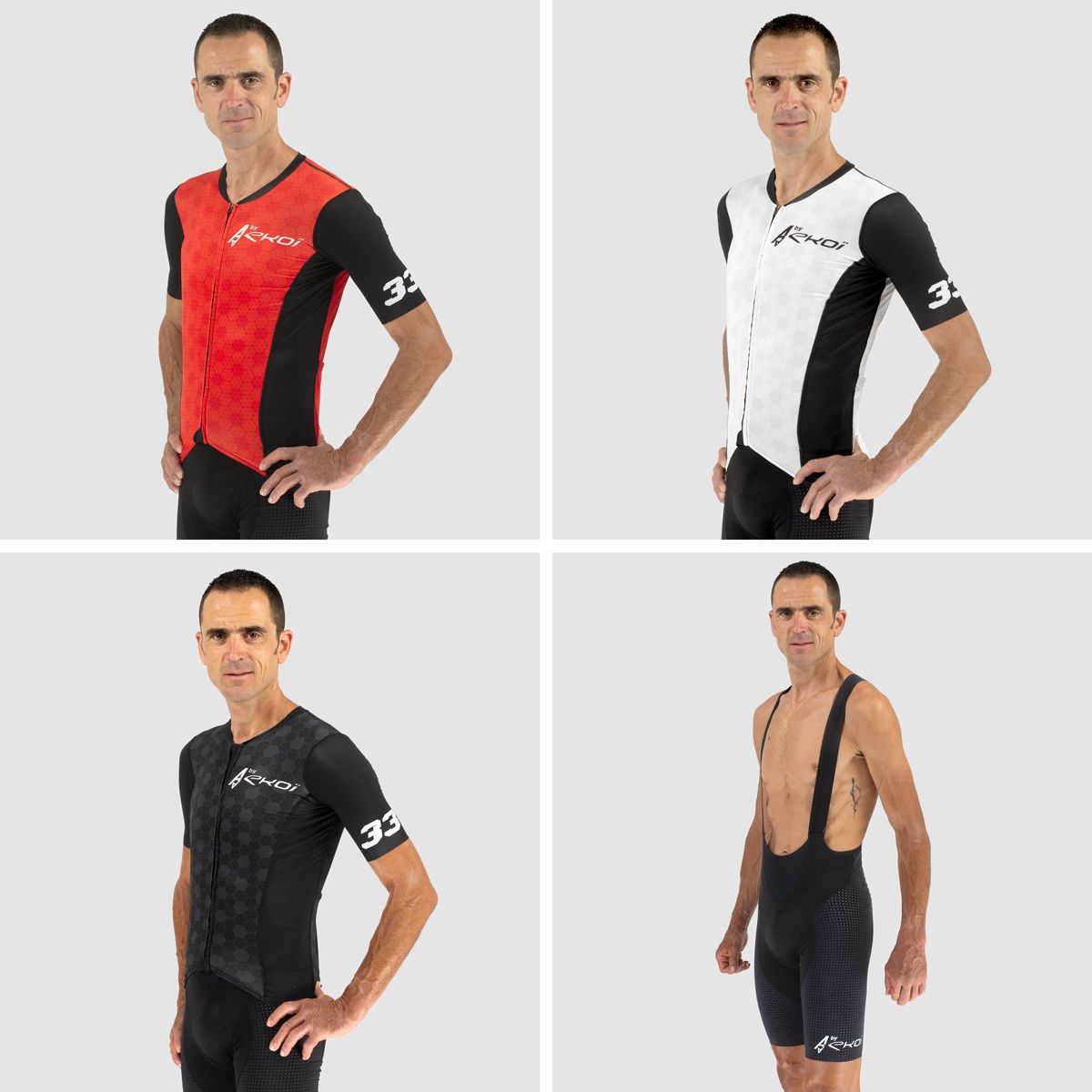 13834 Maillot EKOI ABSOLUTE ABSALON Rouge 01