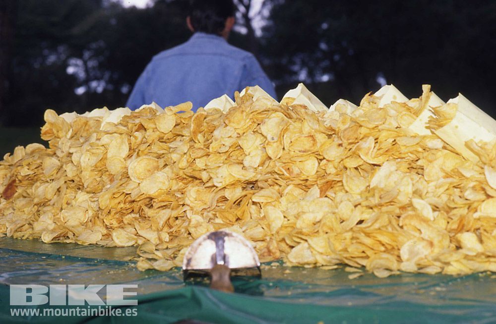 Puesto de patatas fritas