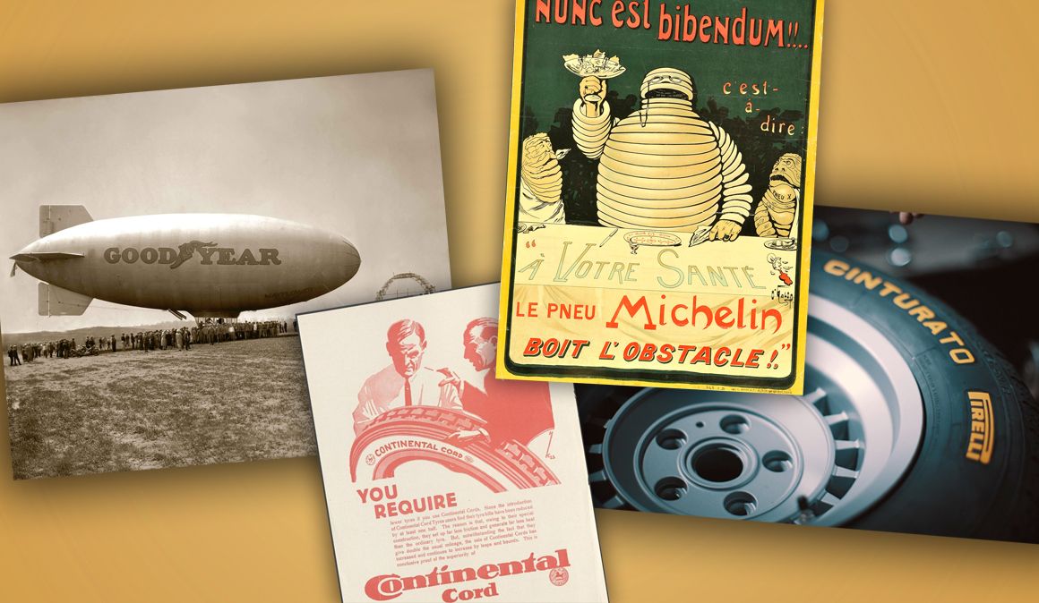 Historia de las marcas de nuemáticos de auto y del ciclismo