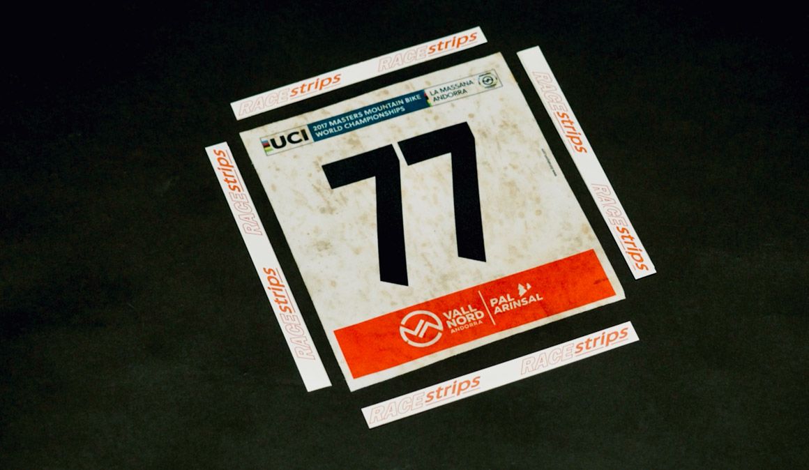 Portadorsales RACEstrips. Olvídate de los imperdibles