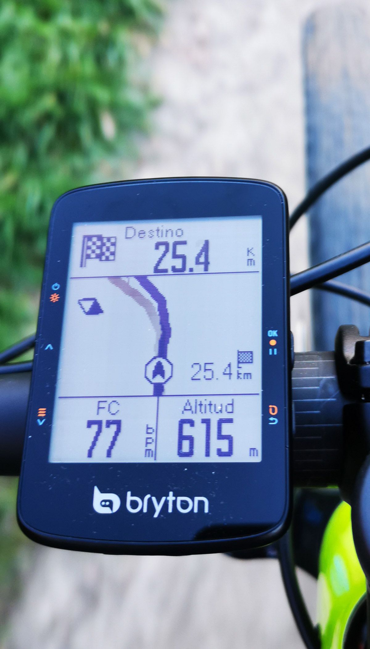 Nuevo Bryton Rider 460. Toma de contacto detelle 5 Nuevo Bryton Rider 460. Toma de contacto detelle 5