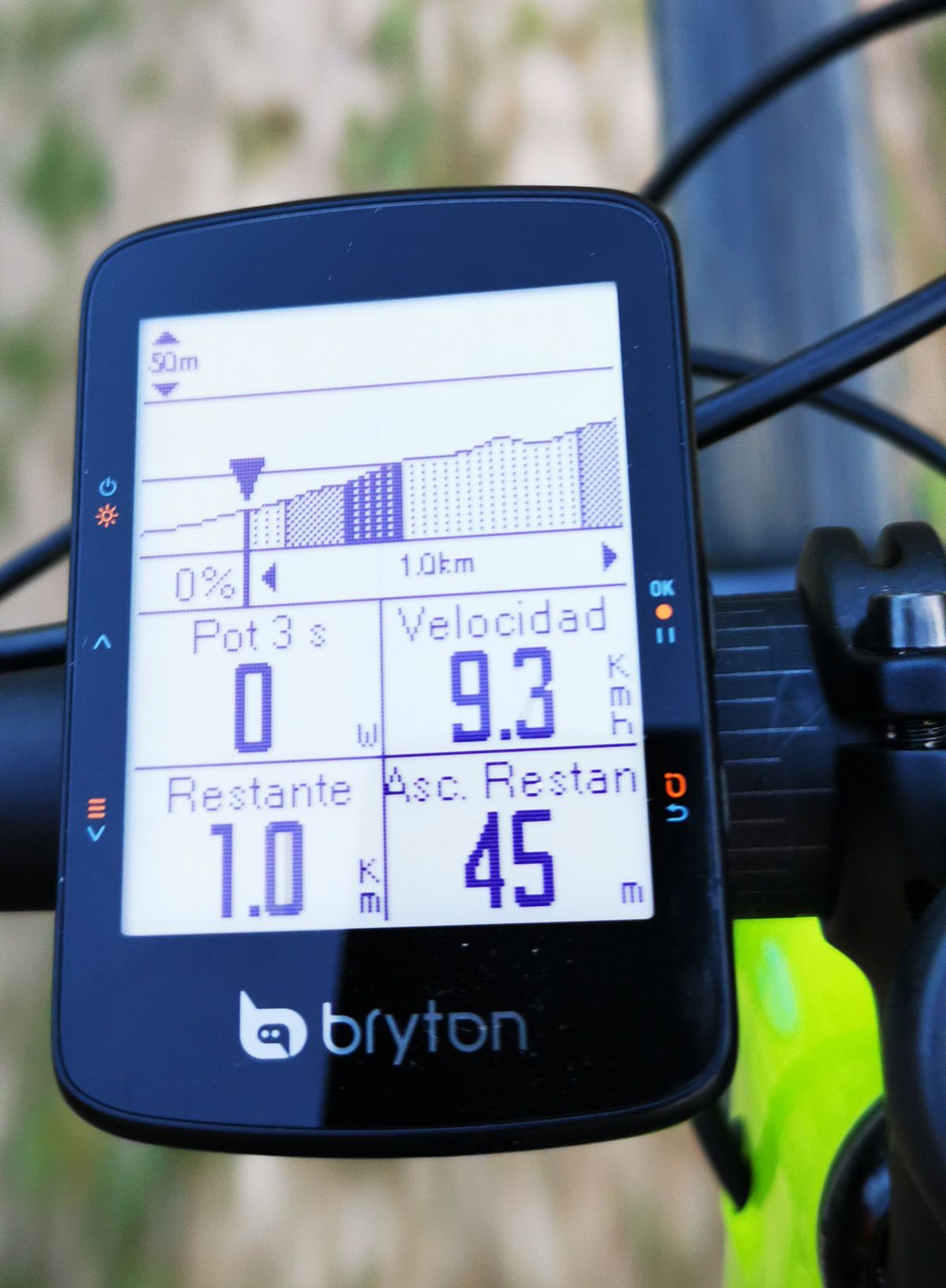 Nuevo Bryton Rider 460. Toma de contacto detelle 2 Nuevo Bryton Rider 460. Toma de contacto detelle 2