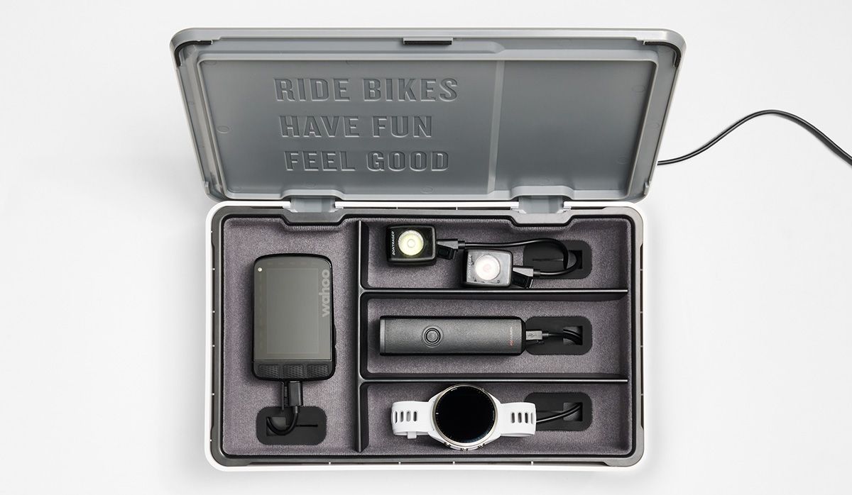 Trek CHRGtime, la estación de carga para dispositivos de ciclismo