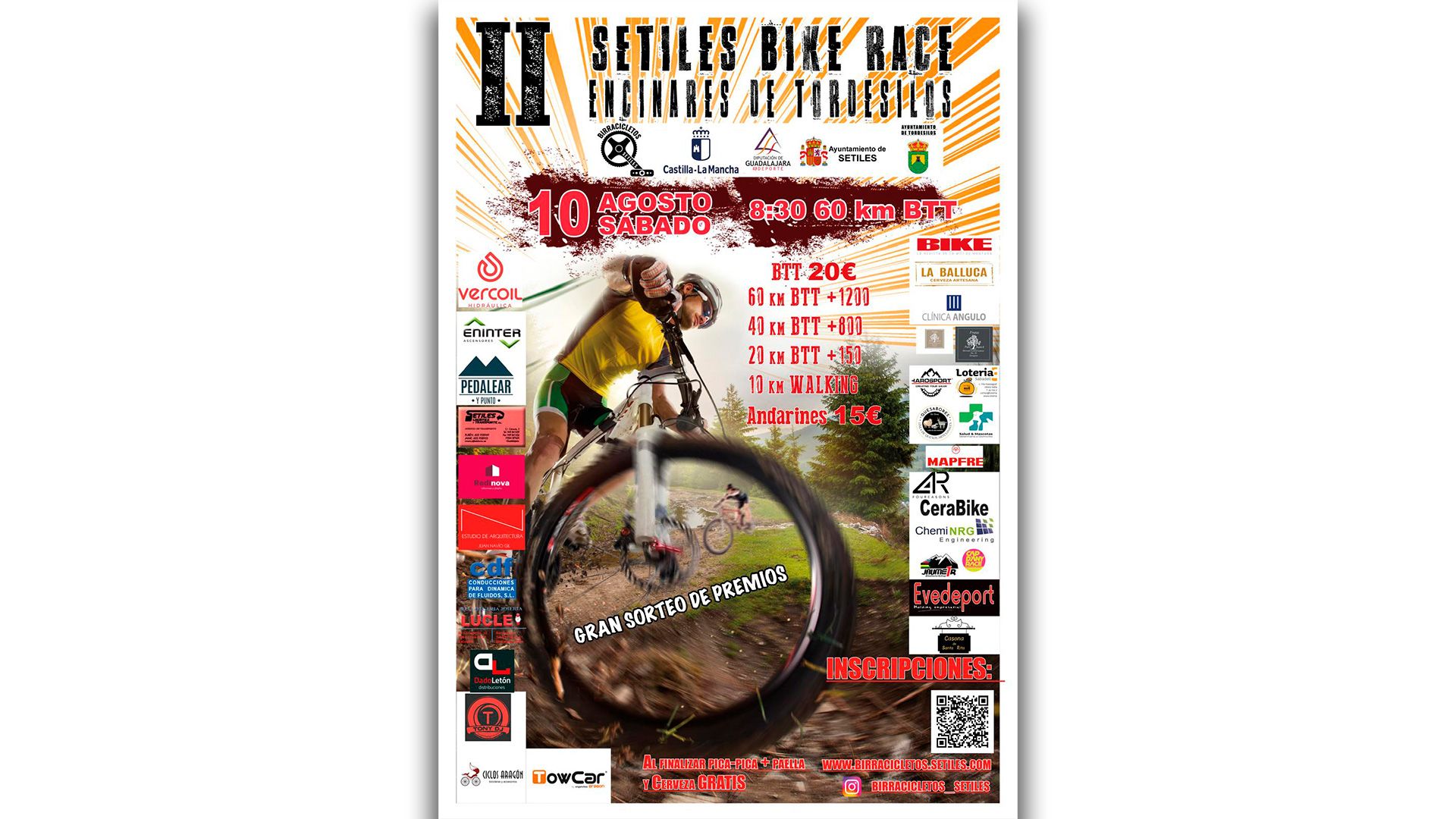 La II Setiles Bike Race “Encinares de Tordesilos” trae novedades para todos los públicos
