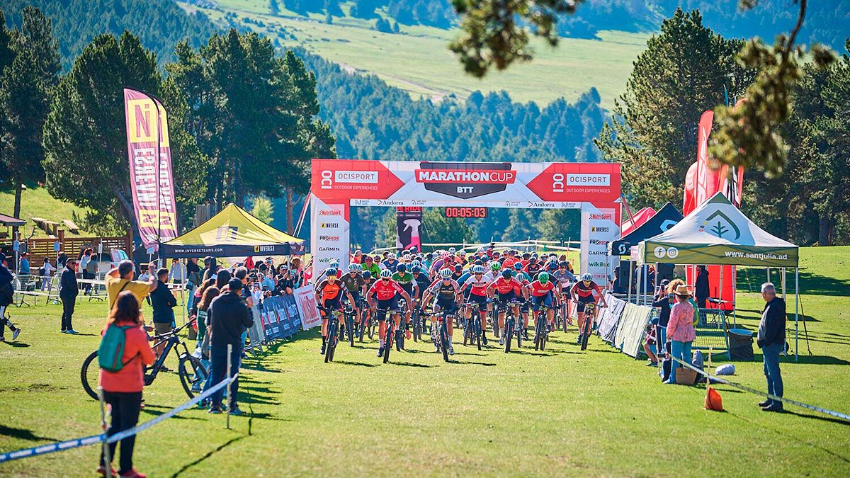 Alex Sempere y Laura Rios se imponen en la Marathon Cup Btt de Naturland Andorra