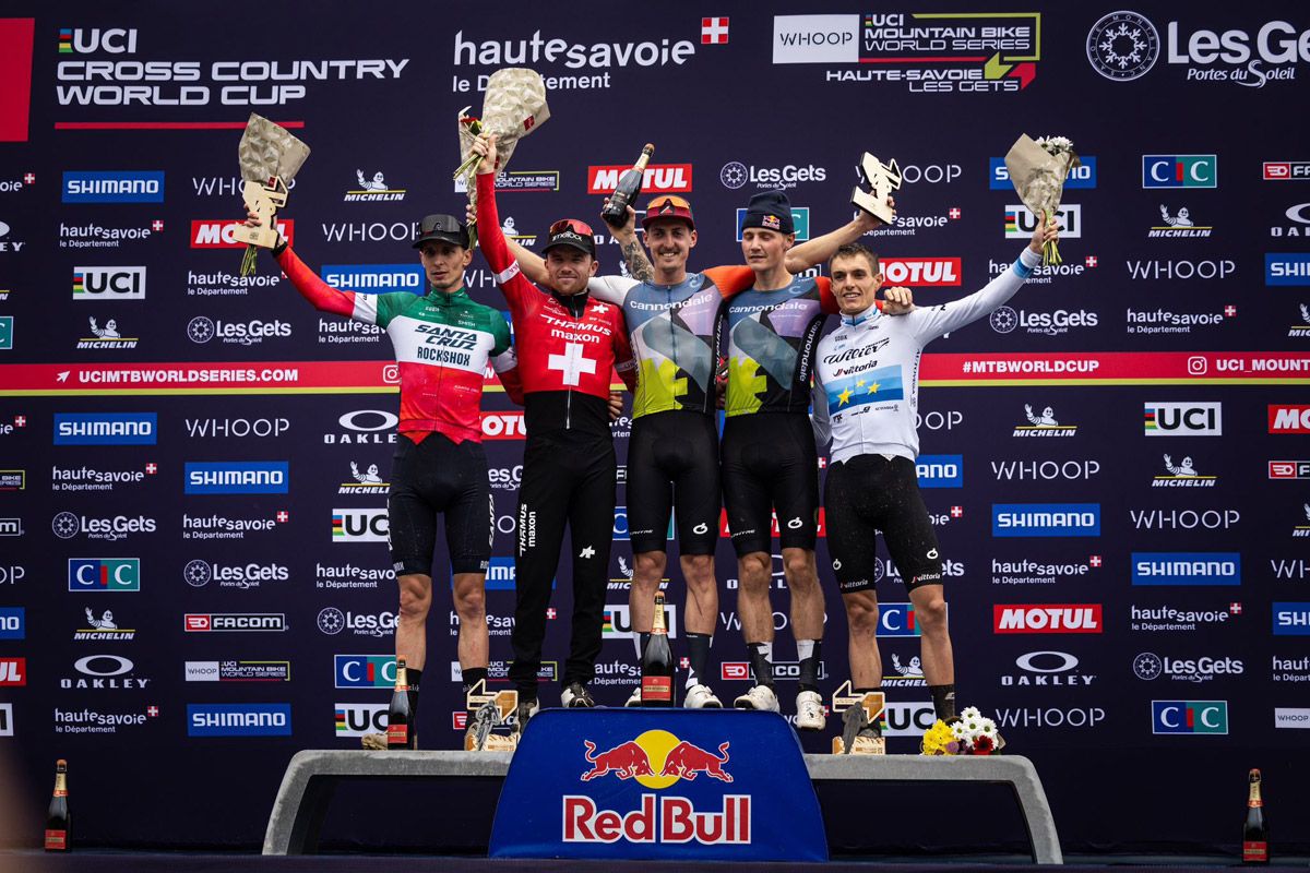 POdio XCO hombres Les Gets POdio XCO hombres Les Gets