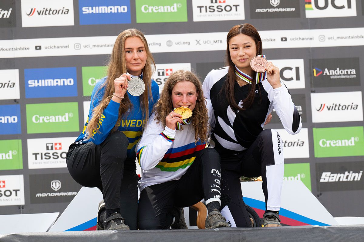 WCH24 DHI JUNIOR W PODIUM @Pal Arinsal