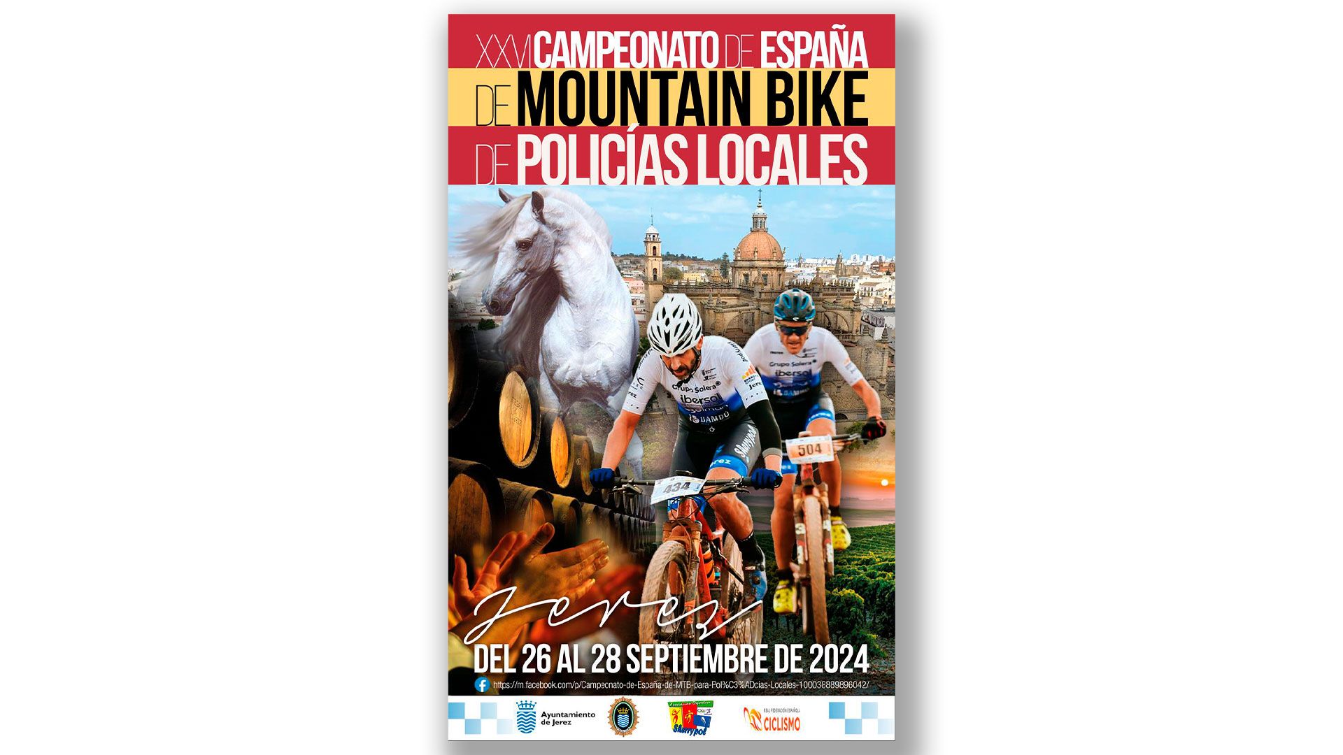 Jerez acoge el XXVI Campeonato de España MTB para Policías Locales en 2024