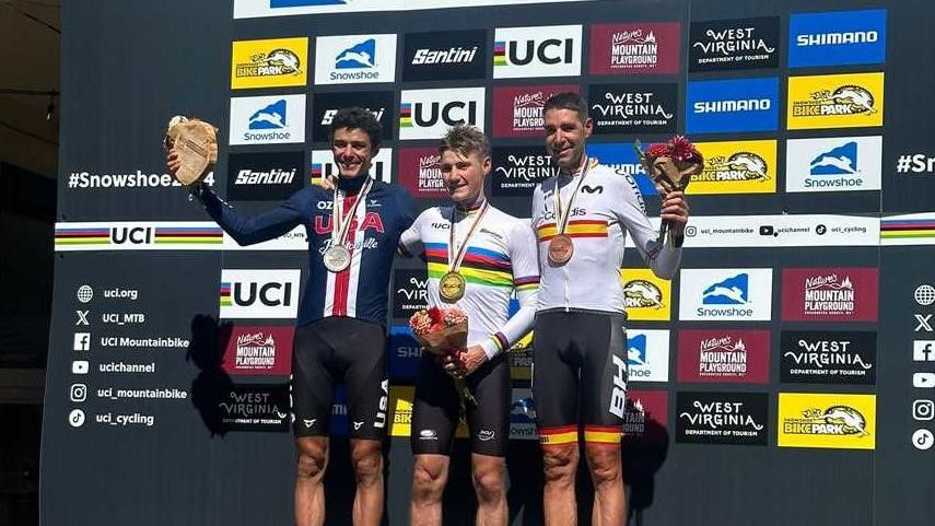POdio Mundial XCM con Valero bronce POdio Mundial XCM con Valero bronce