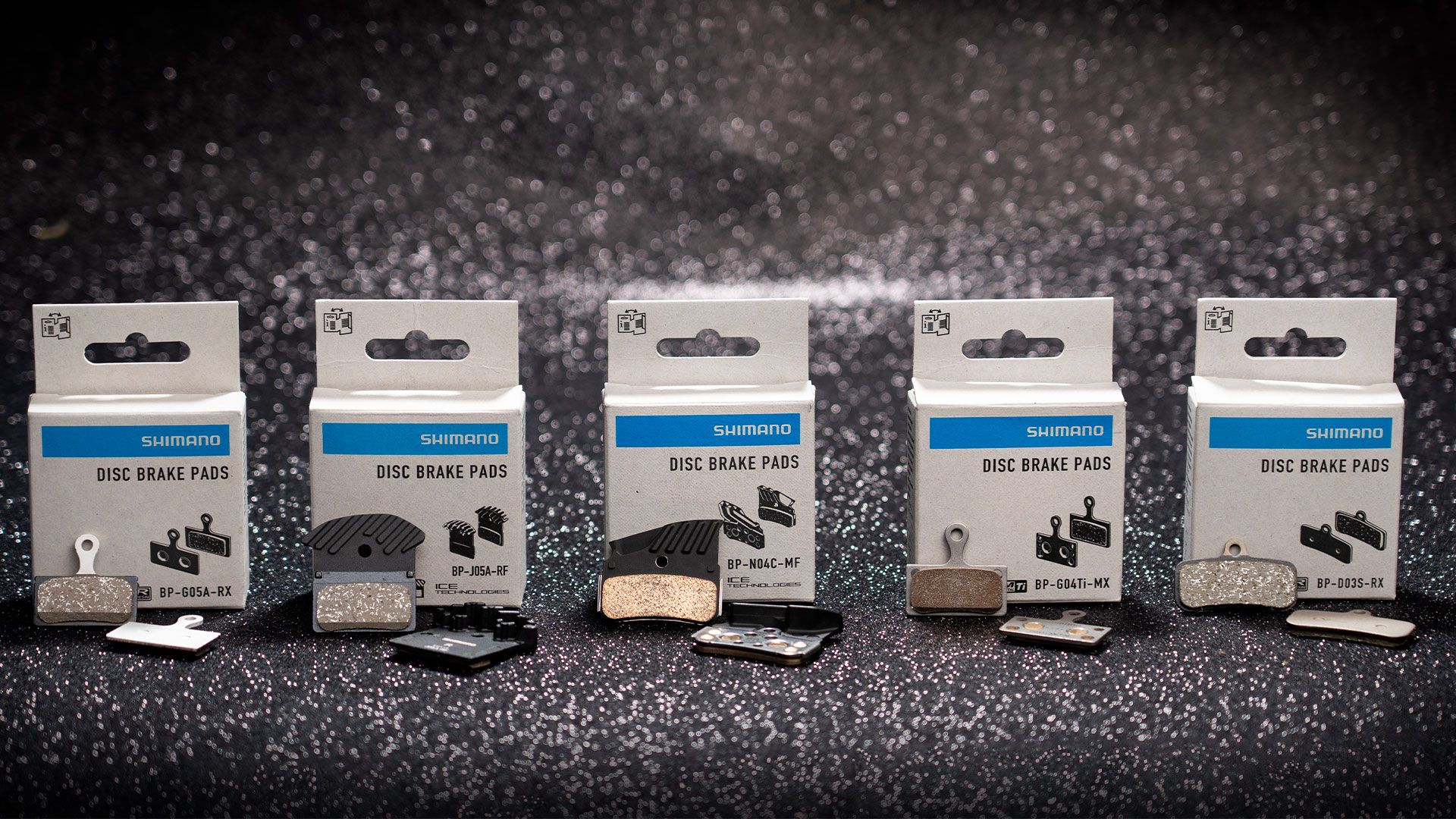 Tipos de pastillas de freno Shimano