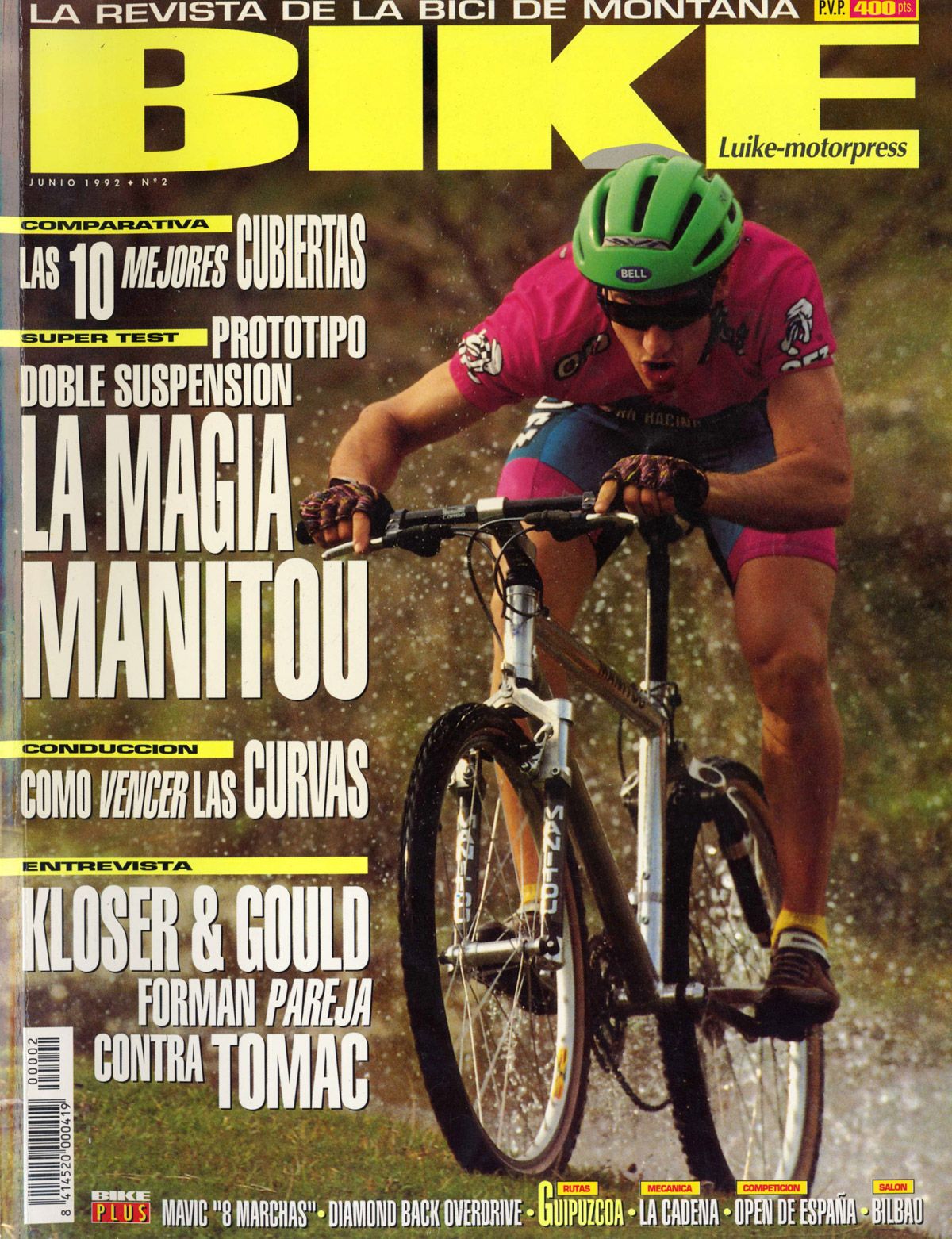 La Manitou FS fue protagonista de la portada del número 2 de la revista BIKE