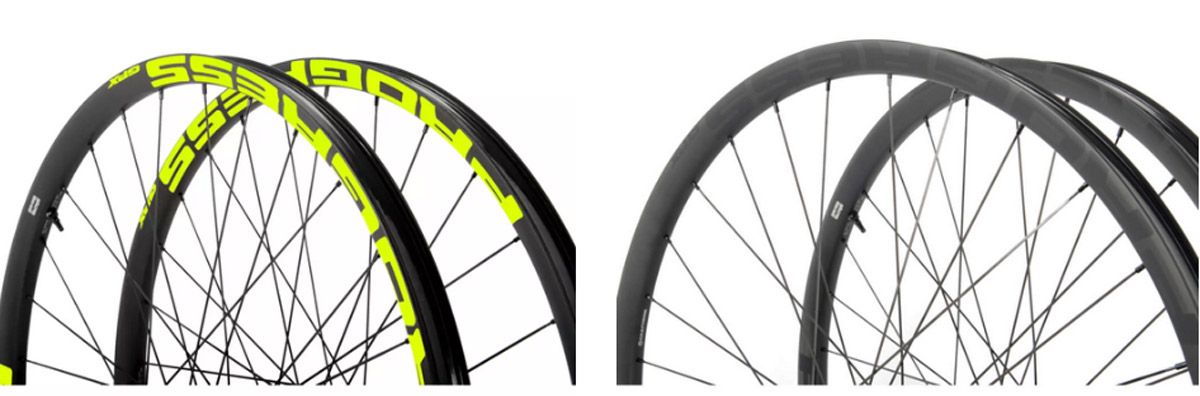 Progress GPX. Las nuevas ruedas de 1300 g con un nuevo proceso de fabricación detalle colores
