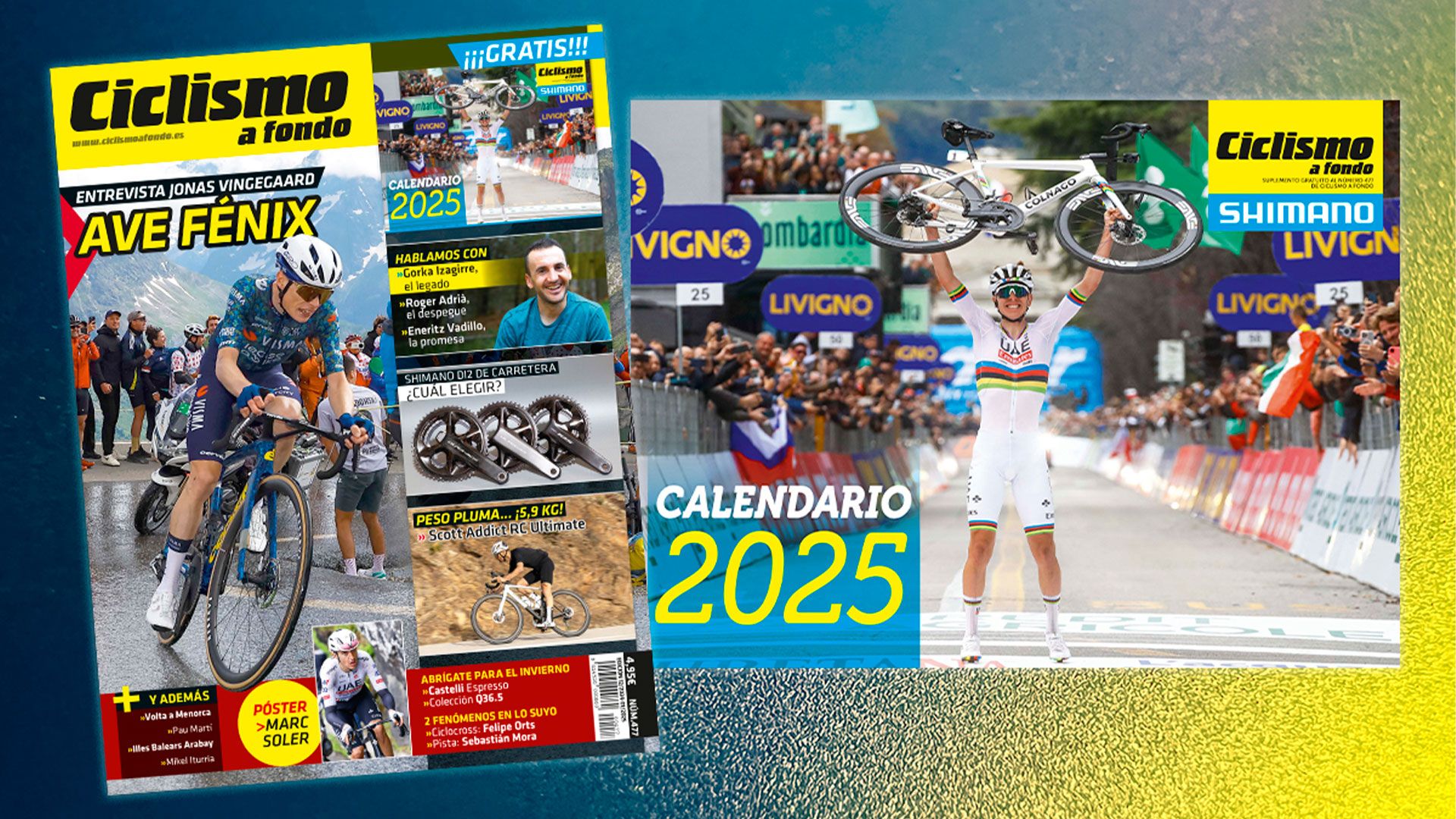 Ya a la venta el calendario 2025 de ciclismo a fondo
