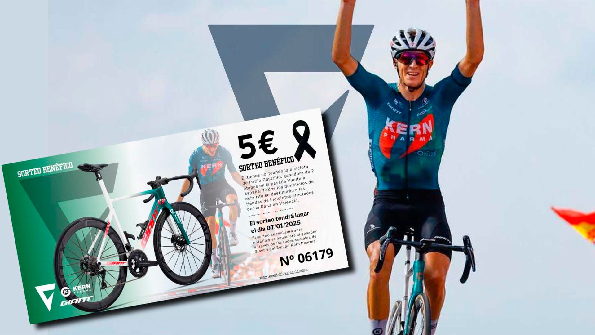 Giant Ibérica anuncia al ganador del sorteo solidario a favor de las tiendas afectadas por la DANA