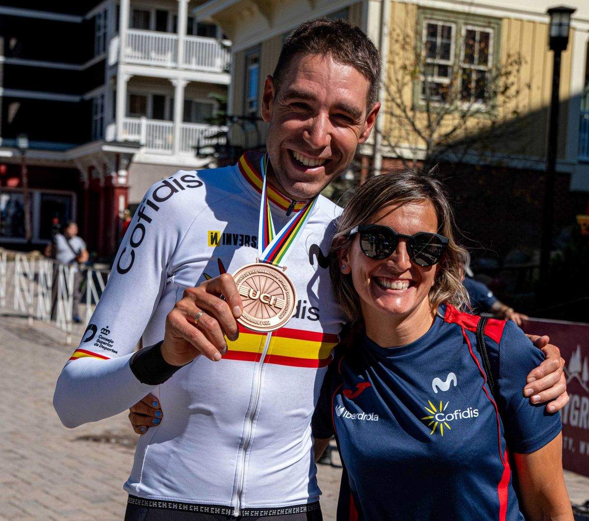 Anna Villar con David Valero