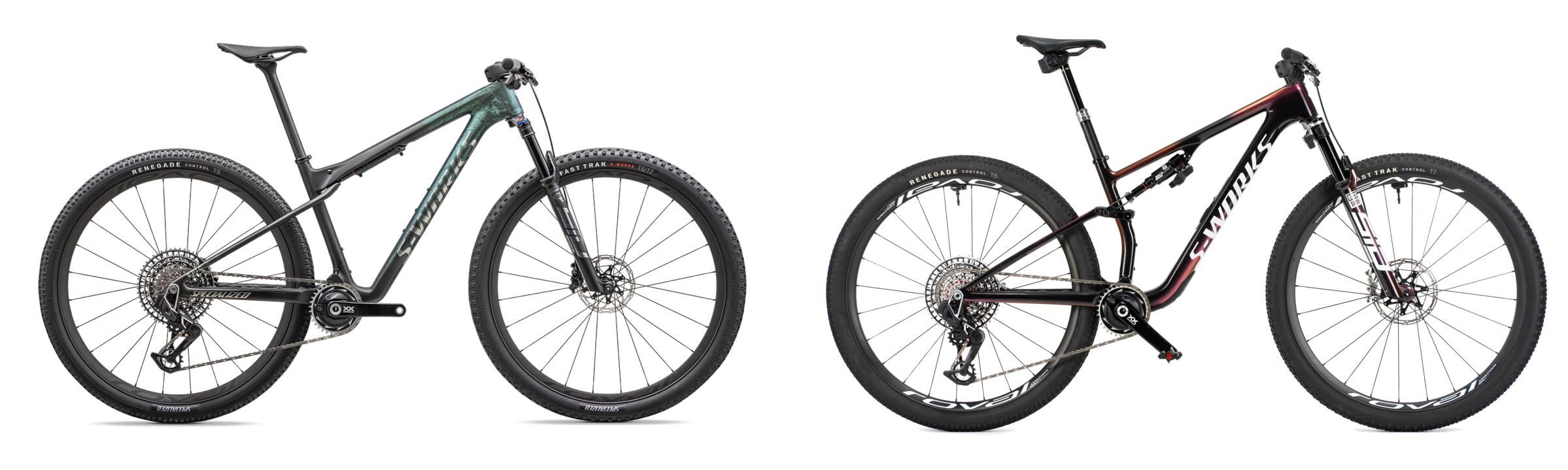 Specialized S-Works Epic World Cup vs. Specialized S-Works Epic 8 Specialized S-Works Epic World Cup vs. Specialized S-Works Epic 8