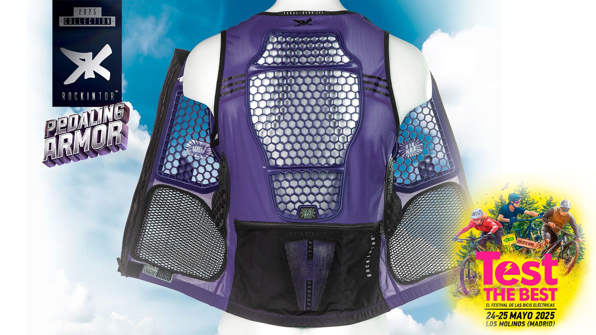 Rockintor estará en Test The Best con su camiseta armadura ventilada