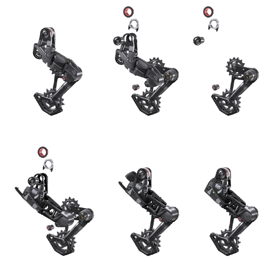 Actualización a SRAM GX paso a paso