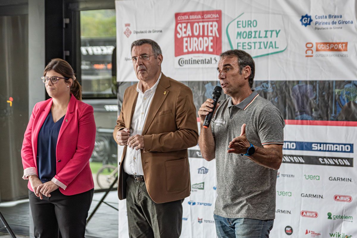 Albert Balcells durante la inauguración de la Sea Otter Europe Girona Costa Brava Albert Balcells durante la inauguración de la Sea Otter Europe Girona Costa Brava