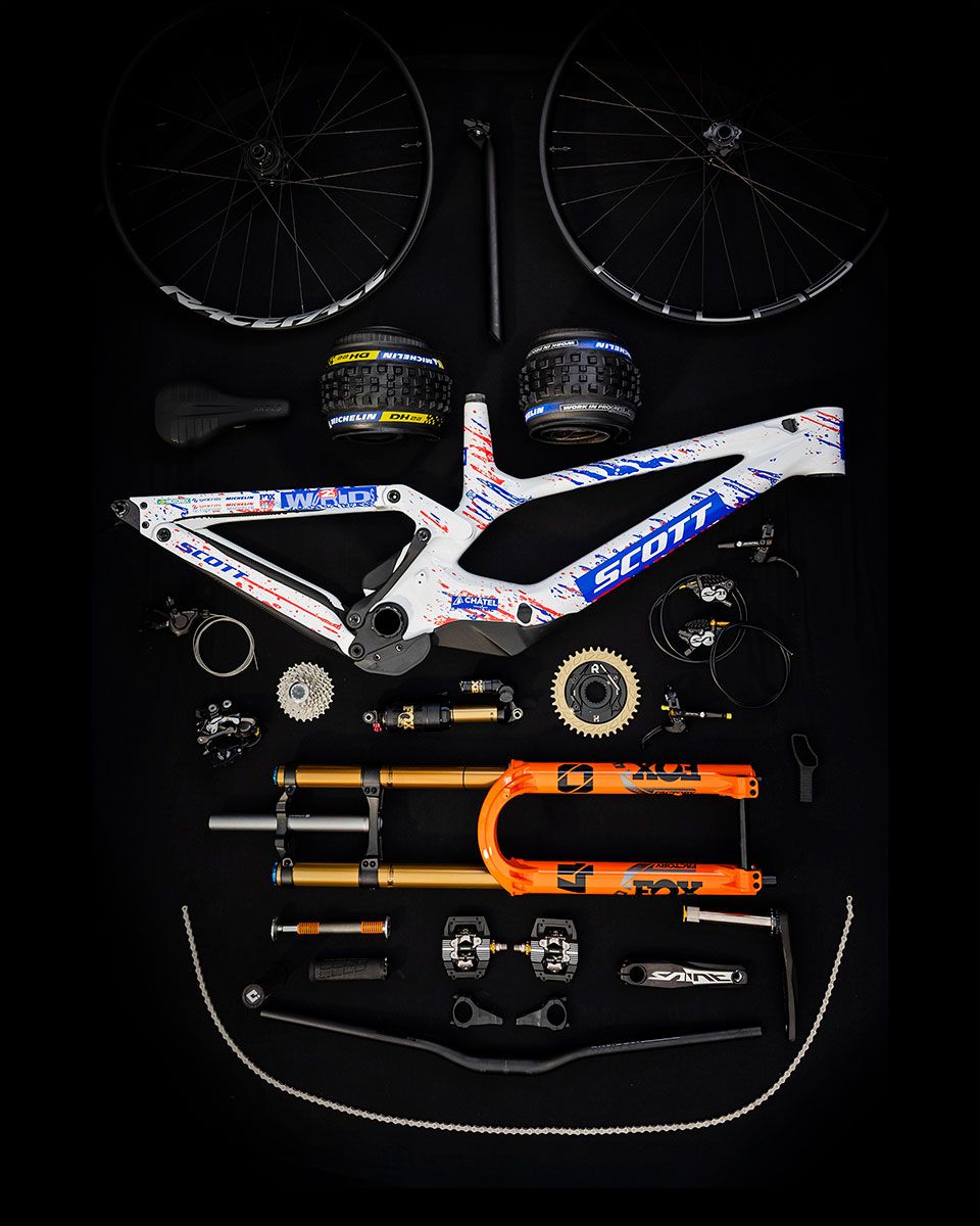 SCOTT DH FACTORY WORLDS CHAMPERY 2025 BIKE PHOTO BY JEY CRUNCH 2025 09 02 WorldChamps Champery Crunch724 low 9706 edit