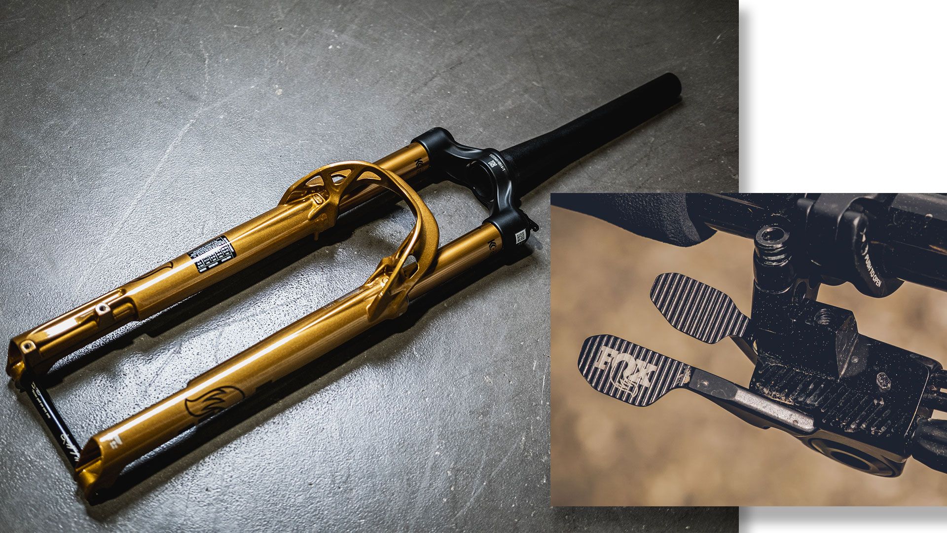 Horquilla FOX 32 Step Cast Gold + Mando remoto Twin Stick