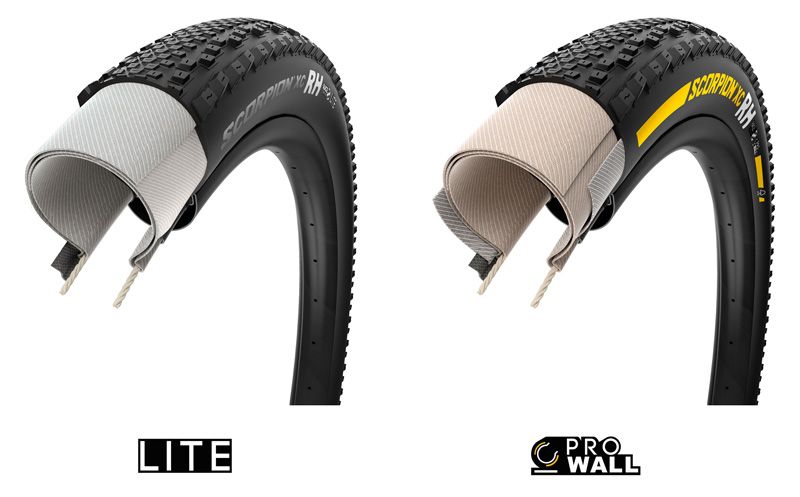 Pirelli Scorpion XC RH, versión Lite vs ProWall
