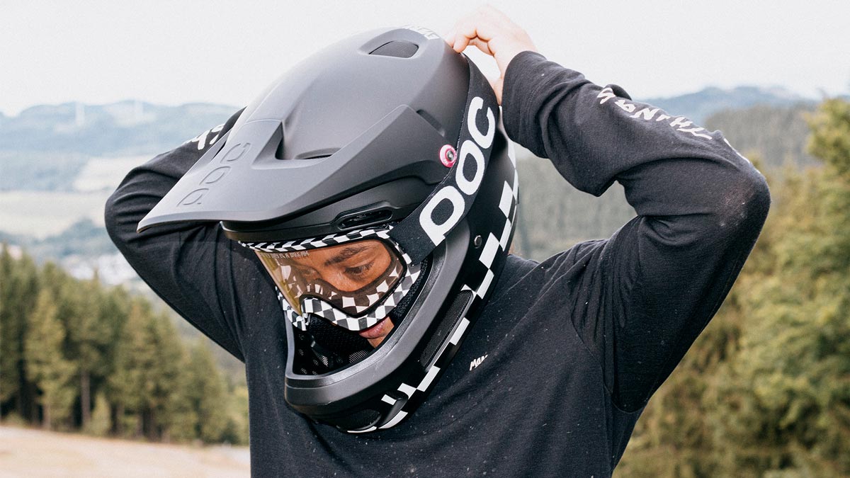 POC Robin Goomes Edition. Casco + mascara en homenaje a una leyenda