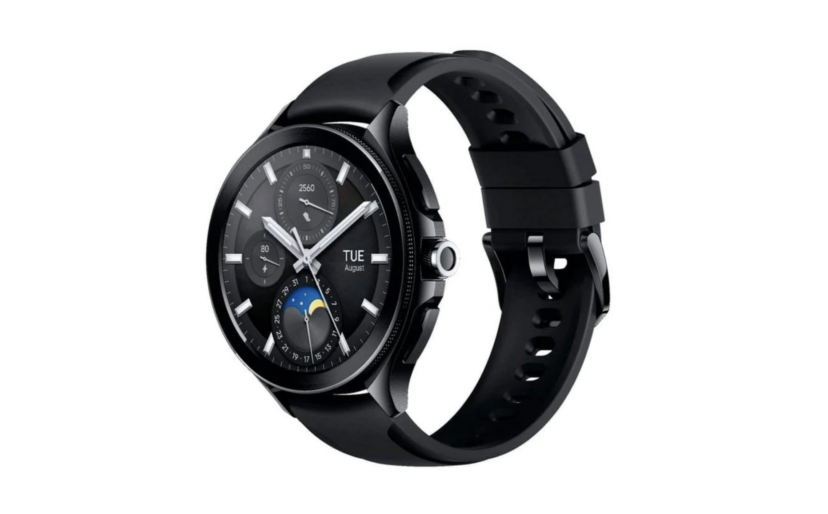 Xiaomi Watch 2 Pro 4G LTE Reloj Smartwatch de Caja Negra con Correa de Fluocarbono Negra.