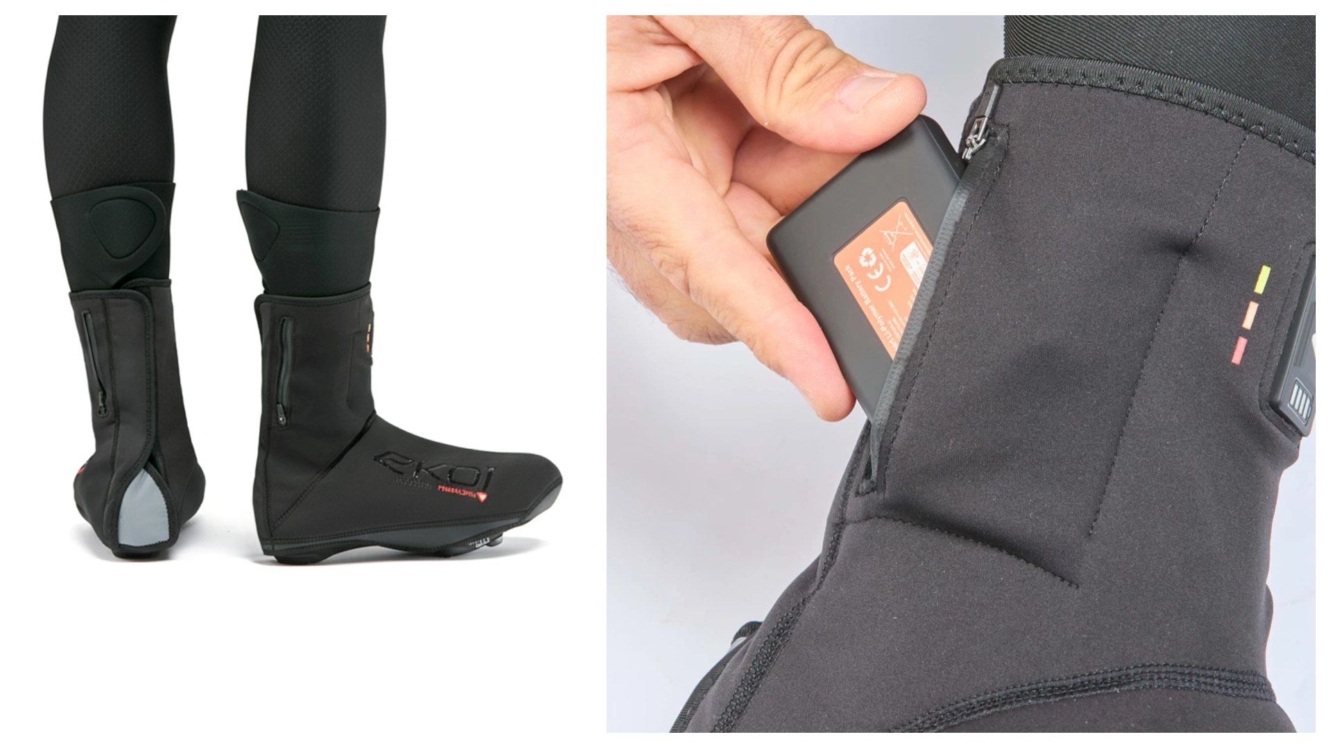 Cubrezapatillas calefactable EKOI Perf HEAT CONCEPT Primaloft.