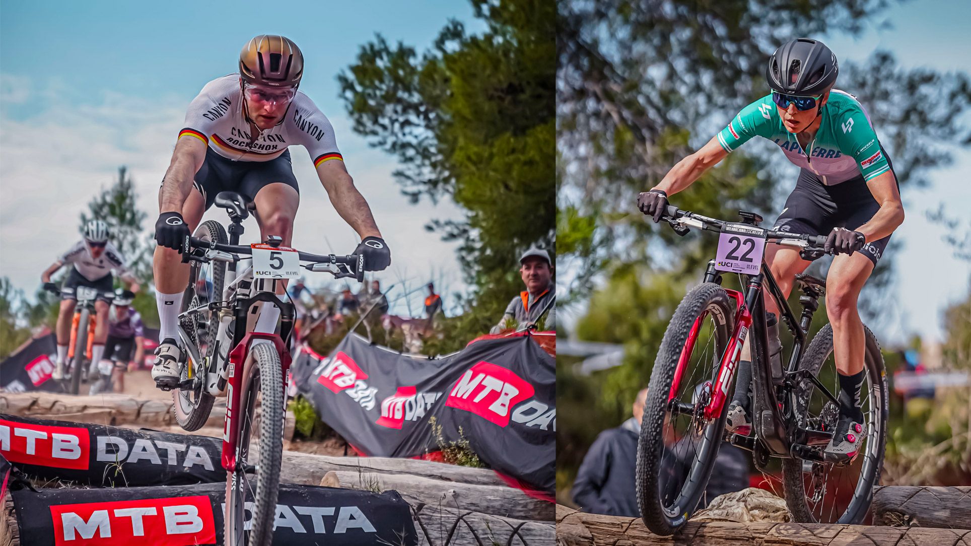 Canyon y Lapierre presentaron en Chelva nuevas bicis, con victoria